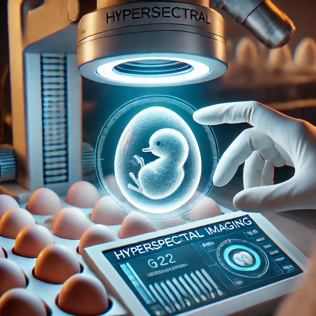 sexado-in-ovo-4-dia-incubacion-tecnologia-hyperEye-2 El 29 de enero 2025 las empresas Canadian Egg Technologies y MatrixSpec Solutions han anunciado públicamente que su tecnología HyperEye ofrece una determinación precisa del género in ovo del embrión para los huevos blancos y marrones a partir del cuarto día de incubación. Esto marca un nuevo hito en las capacidades a la hora de identificar el sexo de los embriones en las operaciones comerciales de incubación.